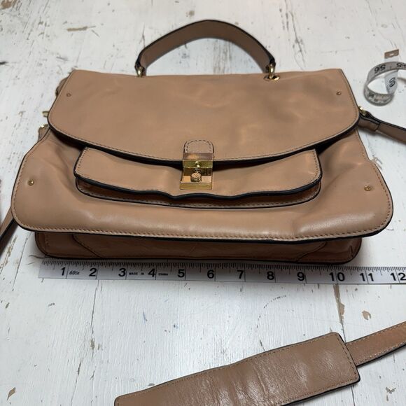 Tory Burch Priscilla Satchel Caramel Brown Size Medium - Picture 9 of 12